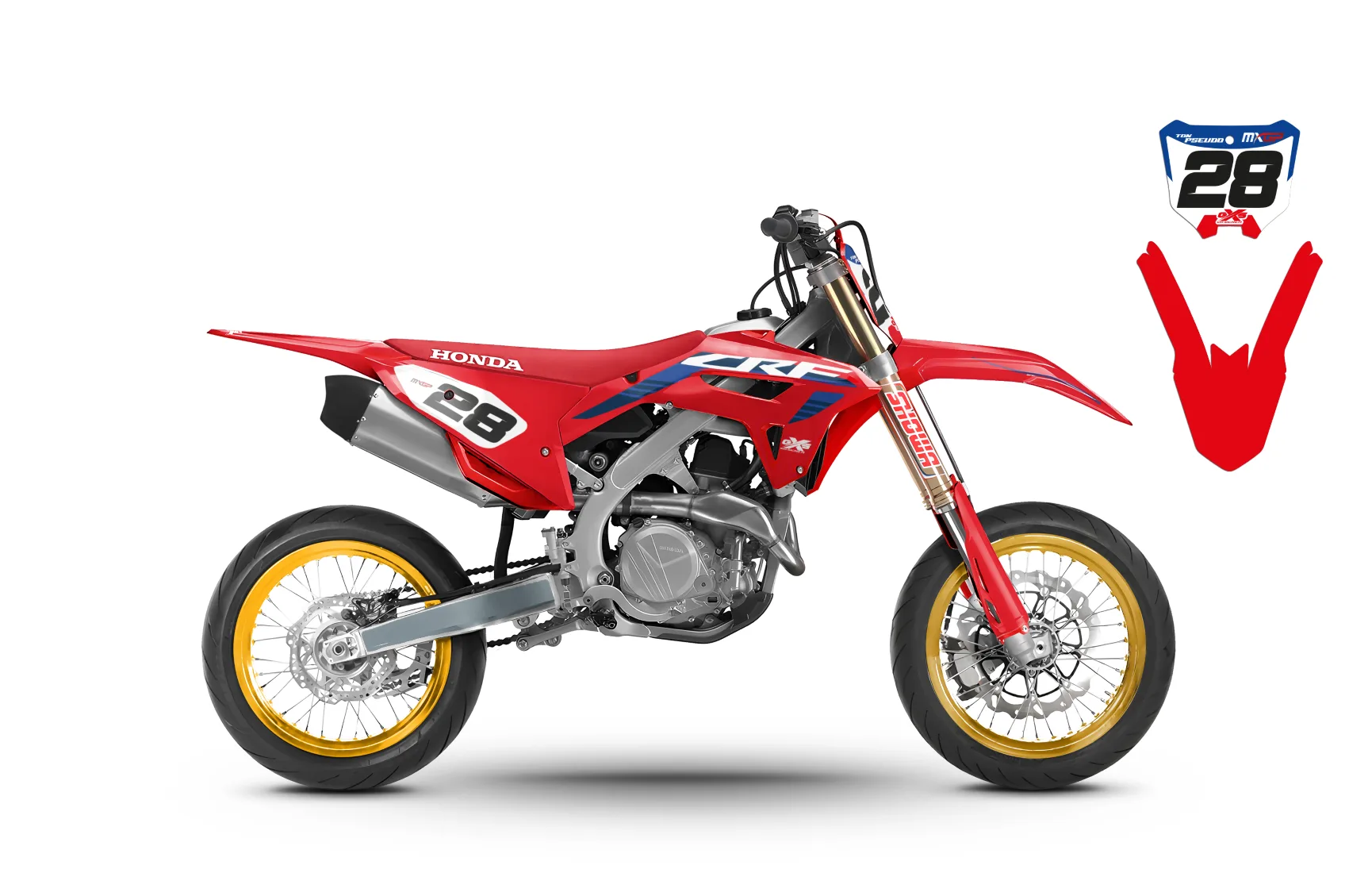 Kit déco Honda CRF 2022-2024 Design Hrc 1