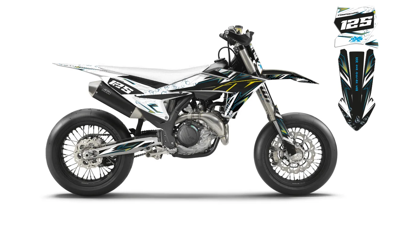 Kit déco KTM Sx/sxf 2023-2024 Supermot Bubble