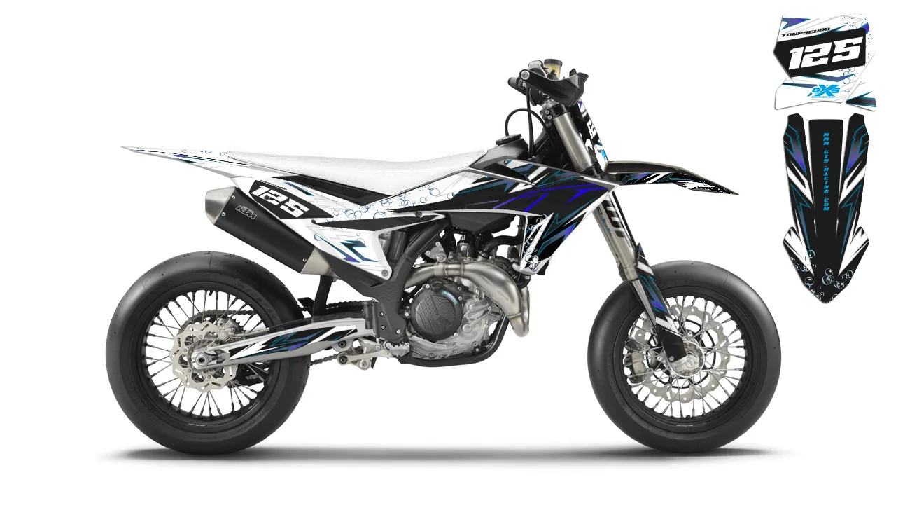 Decal Kit KTM Sx/sxf 2023-2024 Supermot Bubble — vue 9
