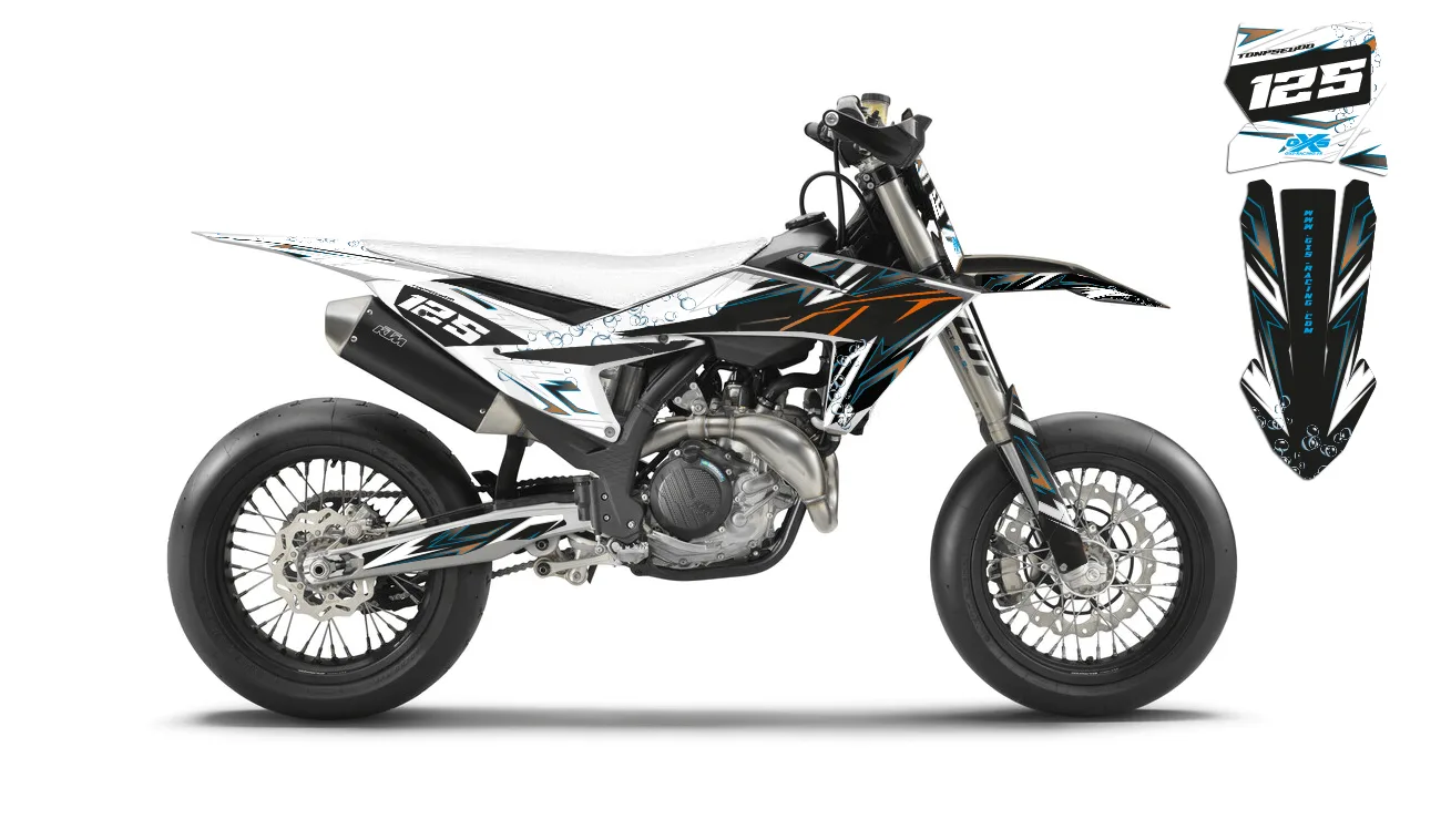Decal Kit KTM Sx/sxf 2023-2024 Supermot Bubble — vue 10