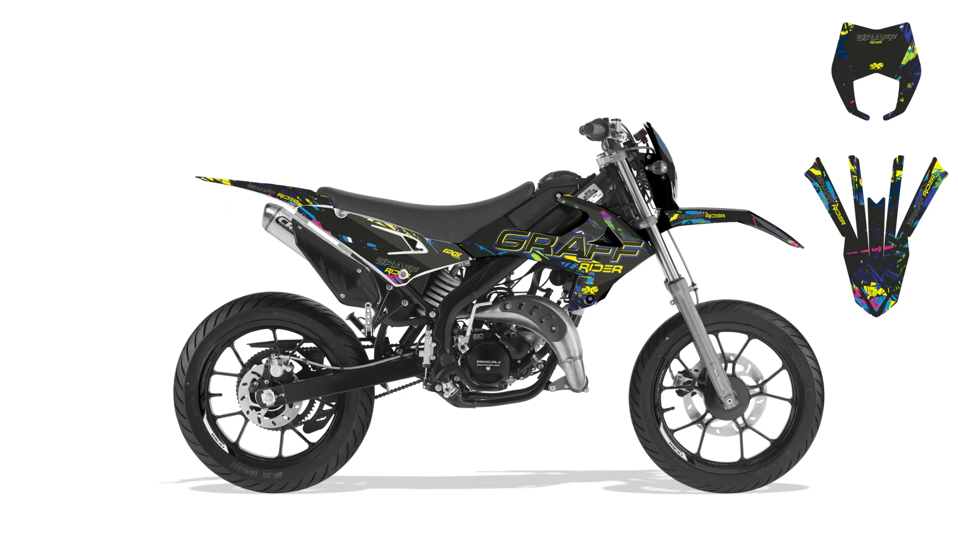 Kit déco Decal Kit Rieju Mrt 2022 Graff Rider