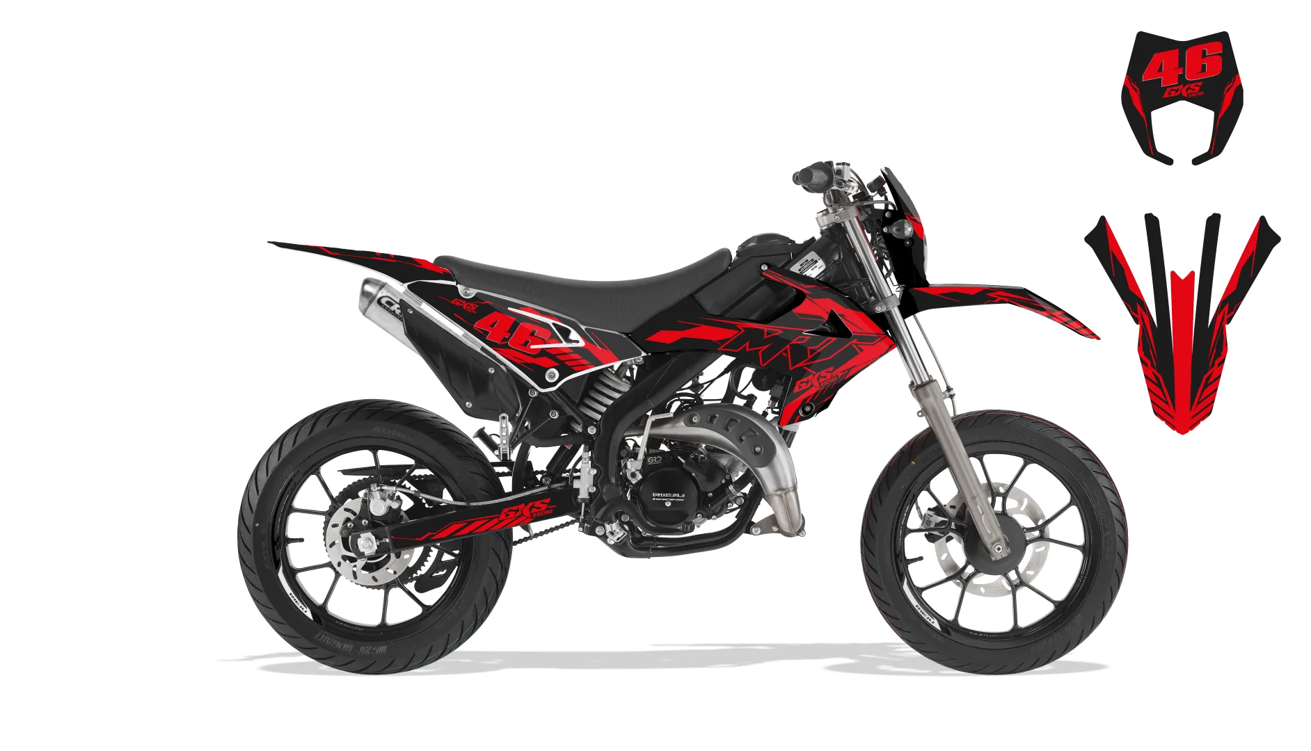 Kit déco Rieju Mrt Pro Black Tech 2022