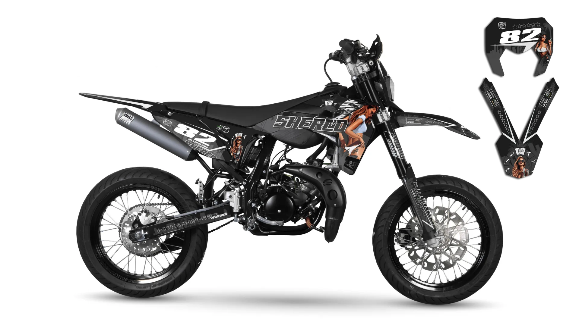 Kit déco Sherco 50cc 2016-2018 Gta 1