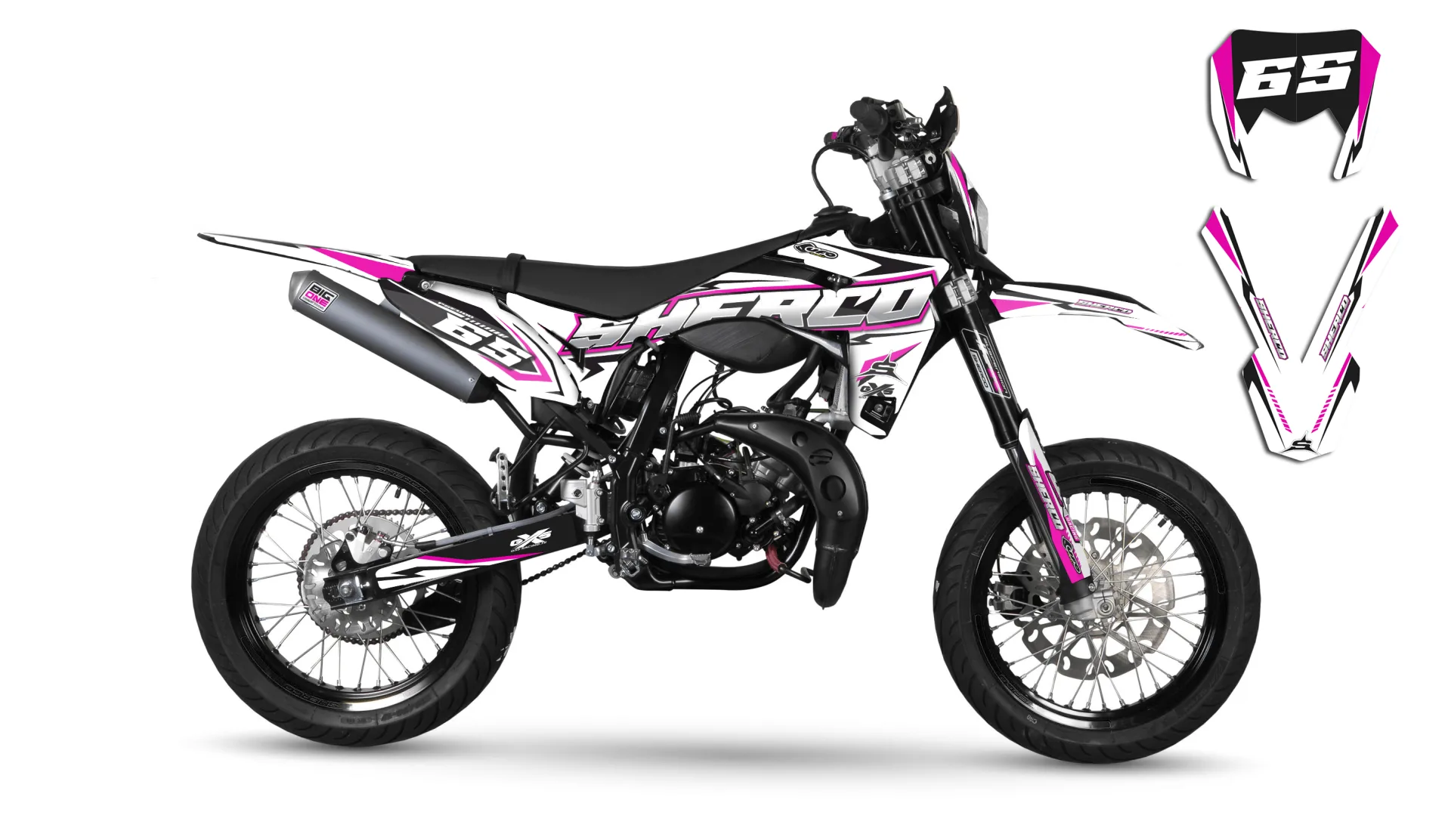 Kit déco Sherco 50cc 2016-2018 Racegraphickit 1