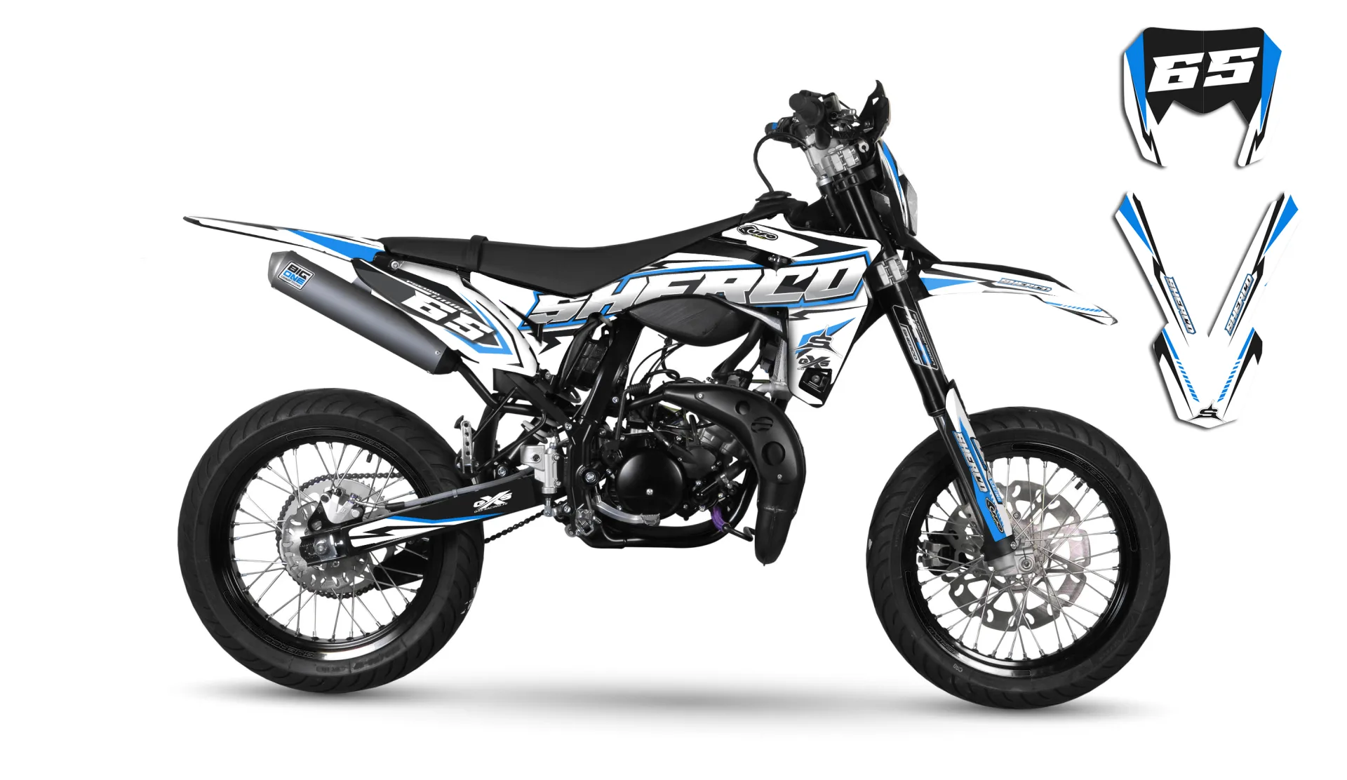 Kit déco Sherco 50cc 2016-2018 Racegraphickit 1