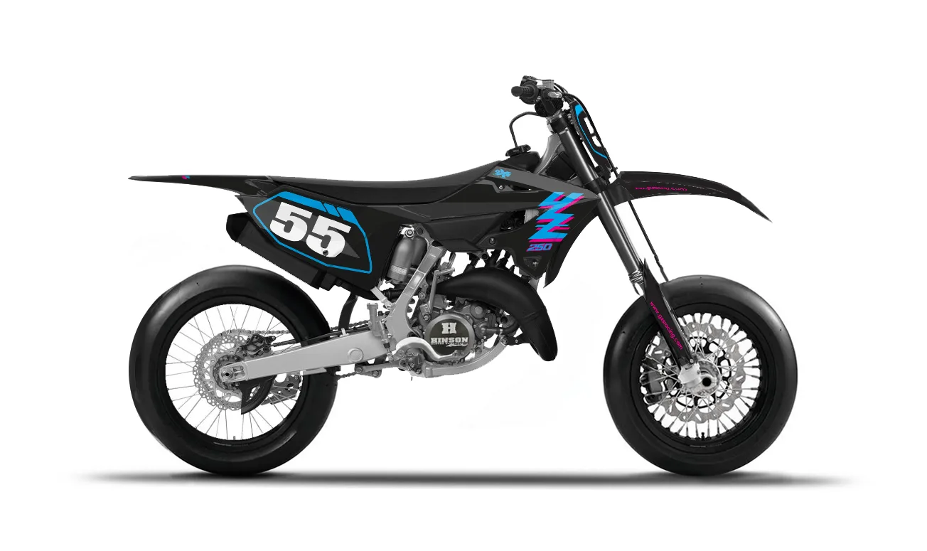 Kit déco Yamaha Yz125250 2022-2023 Oldschool