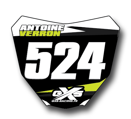 Mini Motocross Plates Honda Style