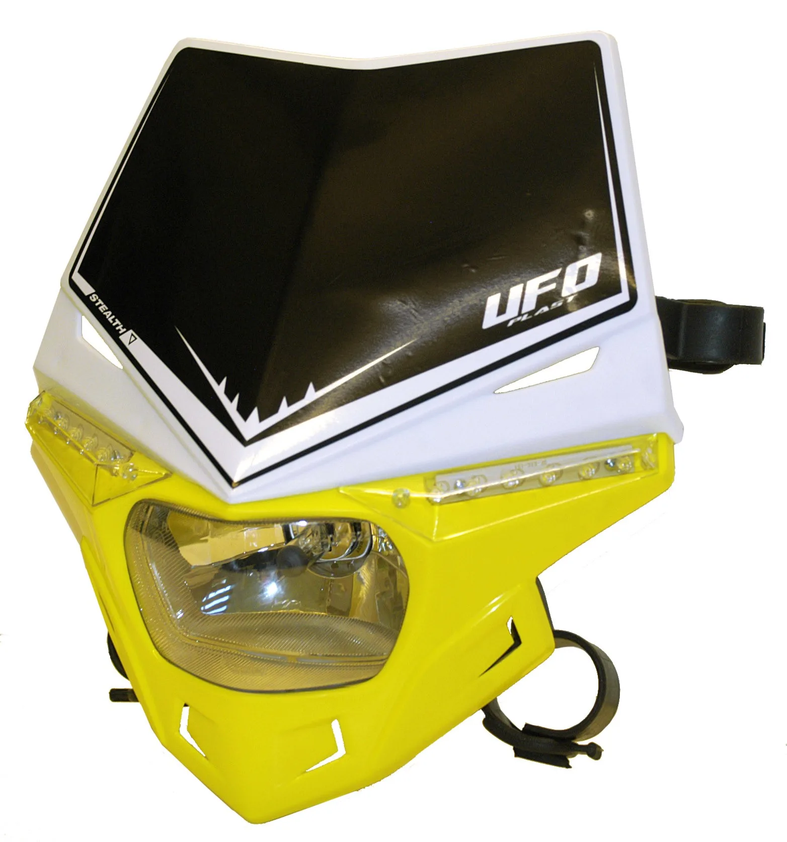 Phare Stealth Led Bicolore 12v 35/w (homologué) Pf01715 — Blanc/jaune