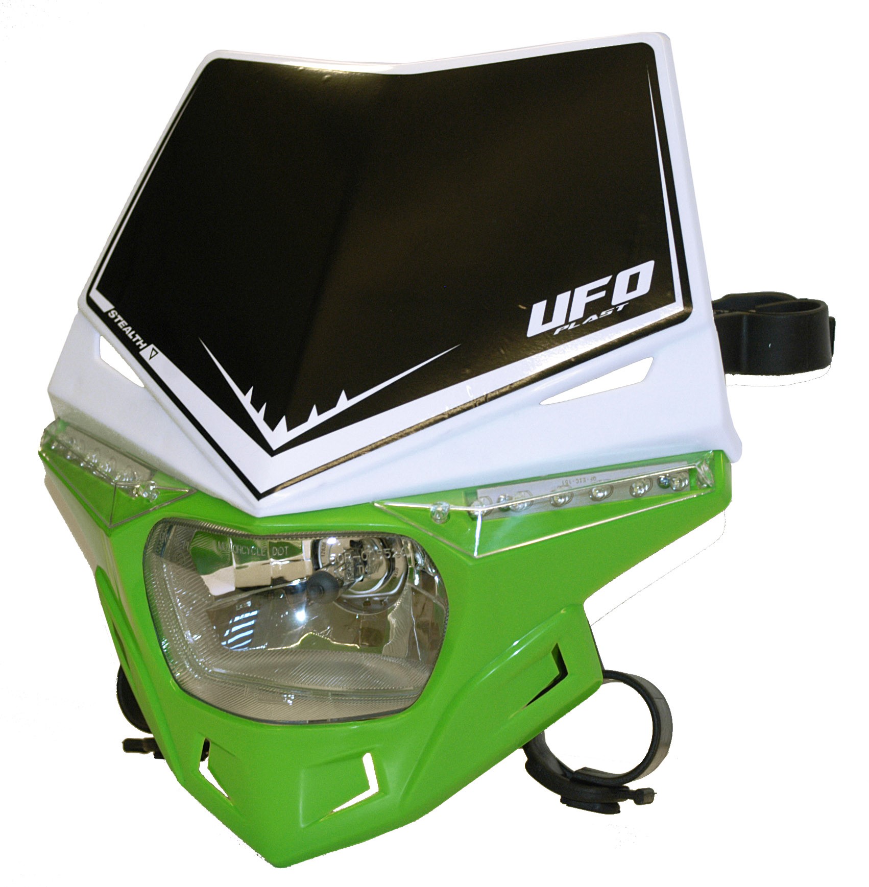 Phare Stealth Led Bicolore 12v 35/w (homologué) Pf01715 — Blanc/vert
