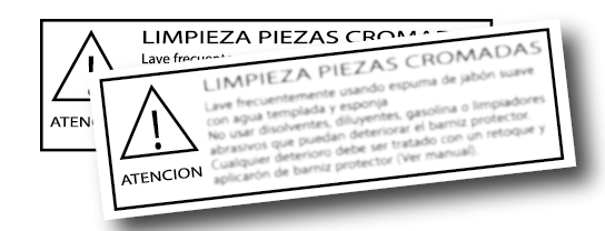 Sticker de Cadre Derbi Drd Chrome
