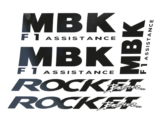 Kit déco Stickers F1 Mbk Rocket
