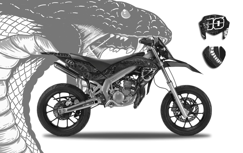 Kit déco Kit Déco Aprilia SX 50 2006-2010 SNAKE