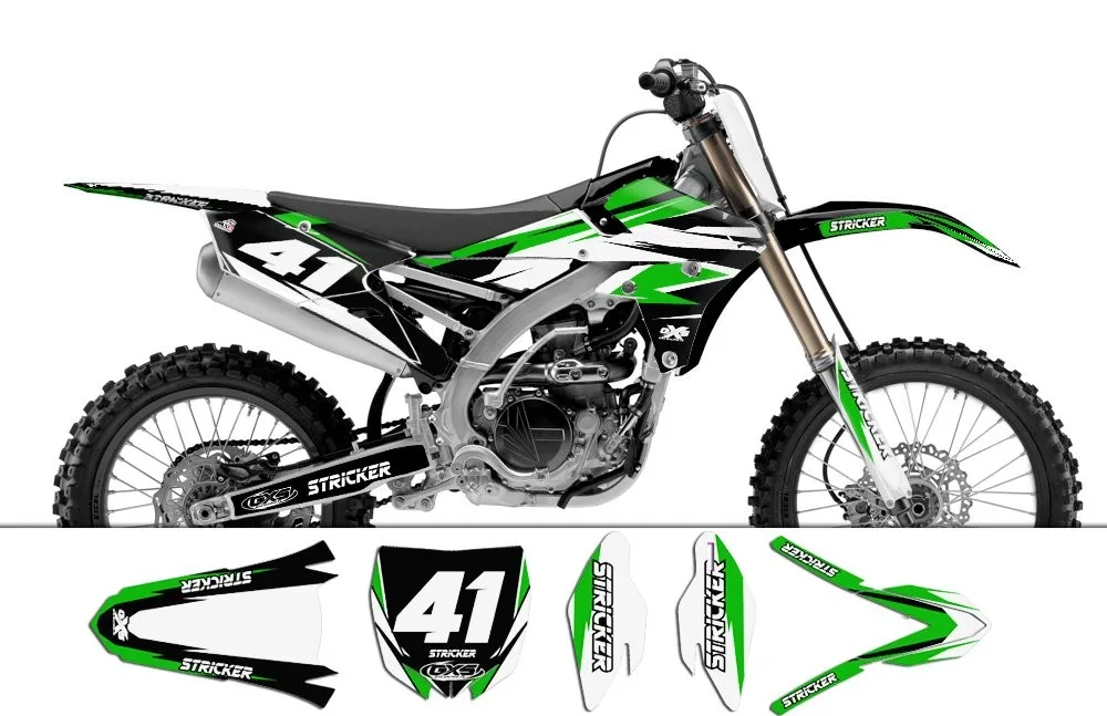 Kit déco Kit déco Yamaha YZF250 450 2014 STRICKER