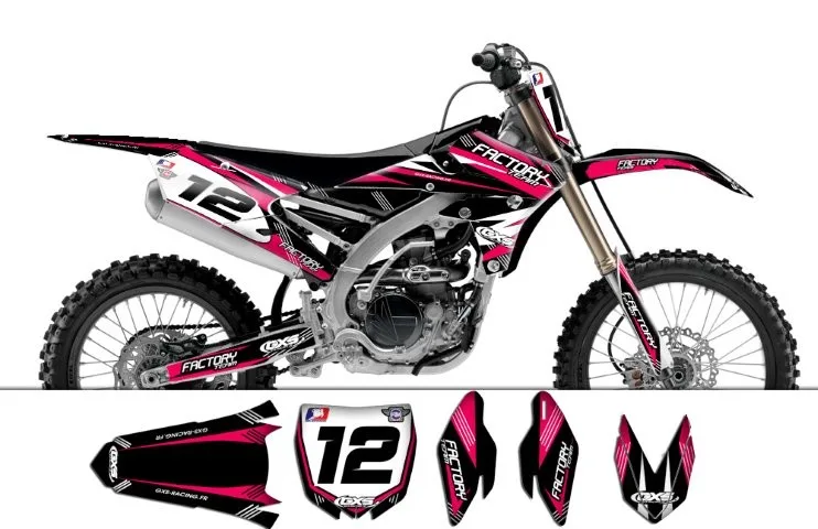 Kit déco Kit déco Yamaha YZF250 450 2014 Factory Team Dash