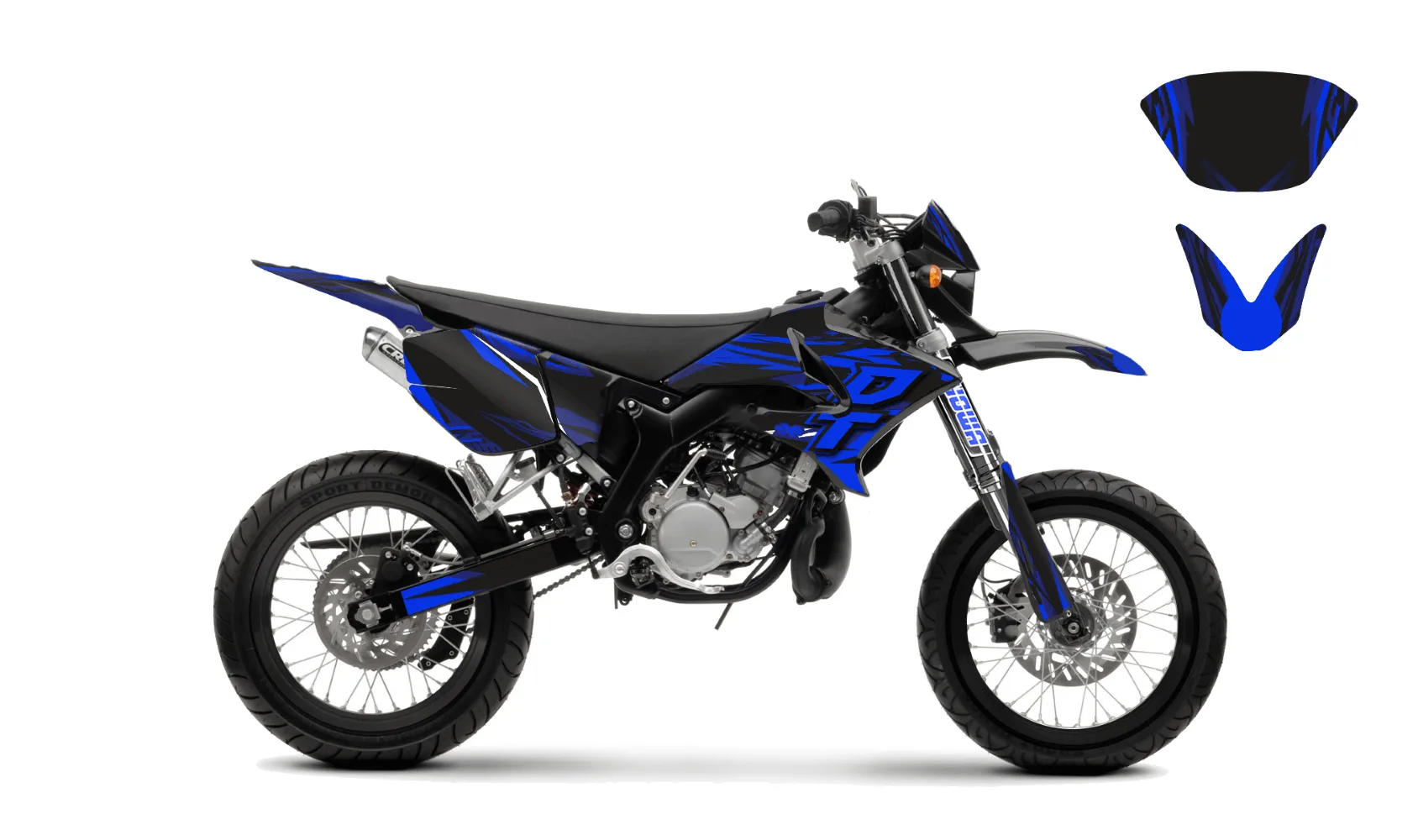 Kit déco Kit Déco YAMAHA DT50 04-18 SUPERMOT