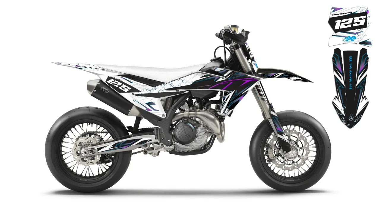 Kit déco Kit Déco KTM SX/SXF 2023-2024 Supermot Bubble