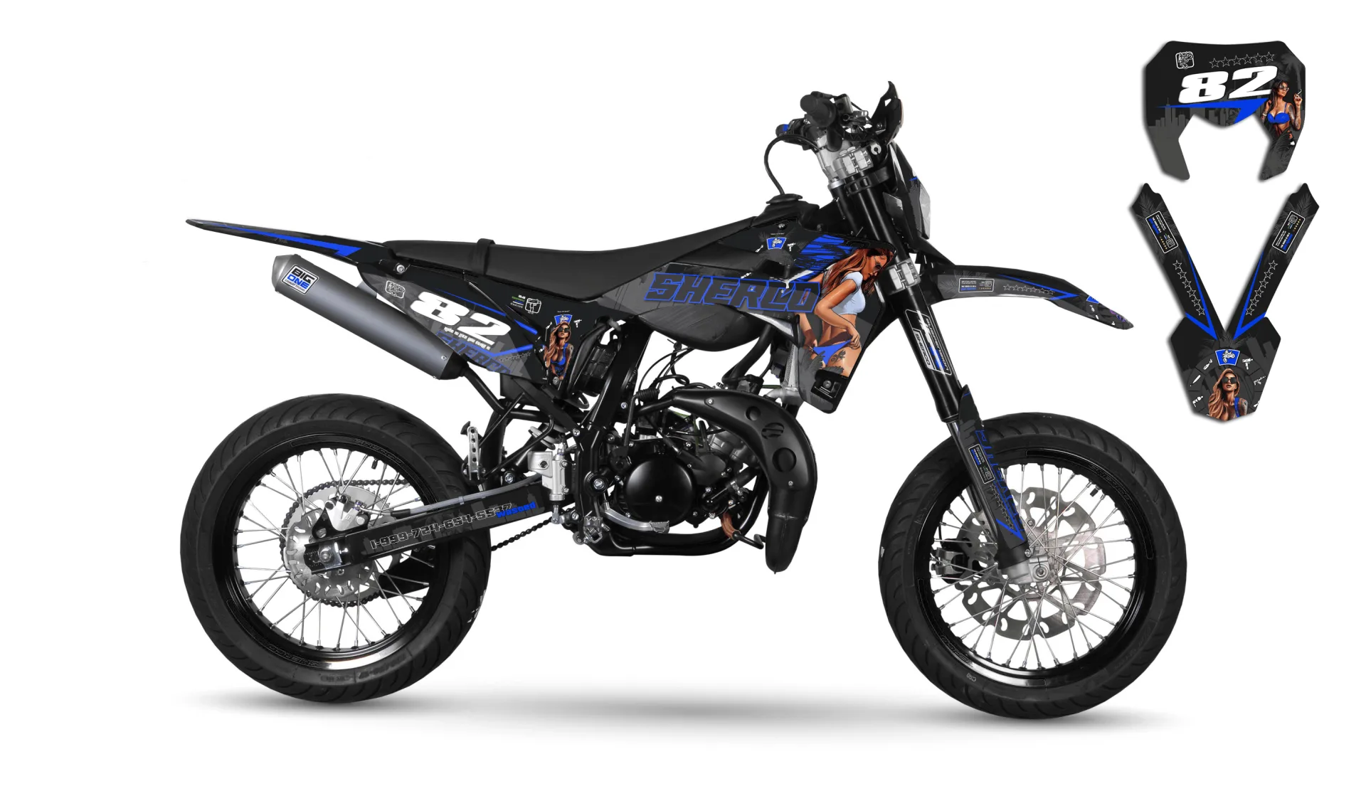 Kit déco kit Déco Sherco 50cc 2016-2018 GTA