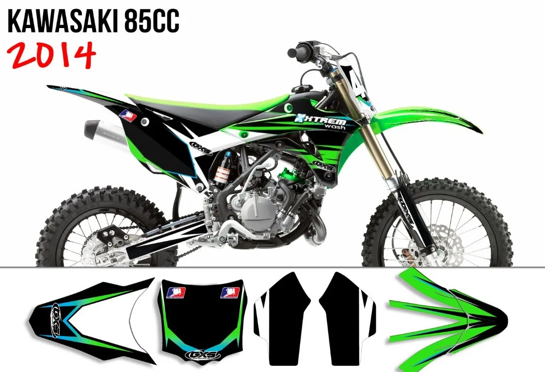 Kit déco Kit déco Kawasaki 85 KX 2014