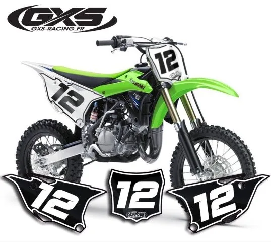 Kit déco 50cc 65cc 85cc Kit Déco Fonds de Plaque liseret