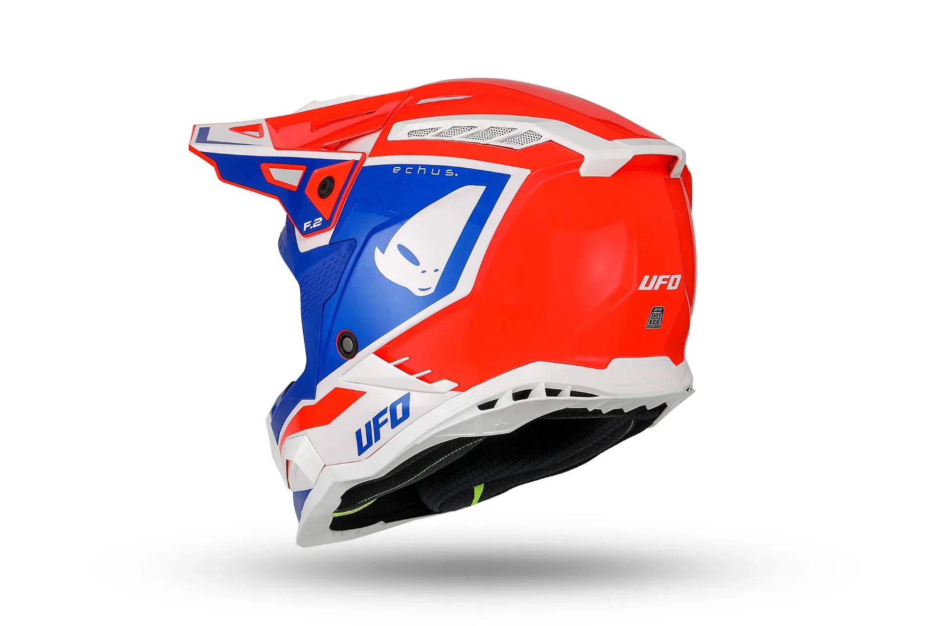 Kit déco Casque Echus HE13100 — rouge/bleu
