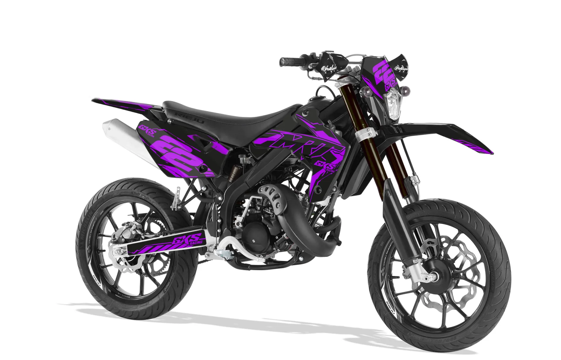 Kit déco Kit Déco Rieju MRT PRO 2009-2020 BLACK TECH