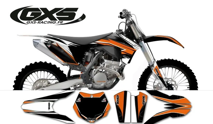 Kit déco KTM SX/SX-F 2012 Strip Edition