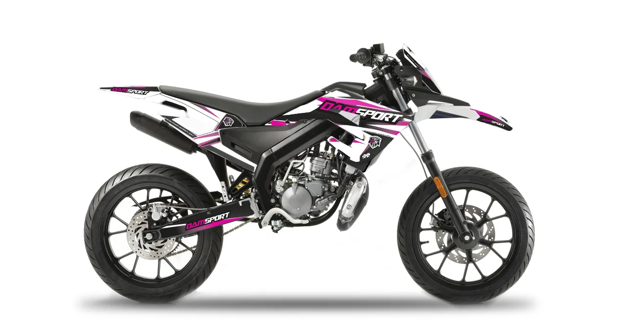 Kit déco DERBI Senda X-Treme 50 SM 2019 Dam-Sport V2