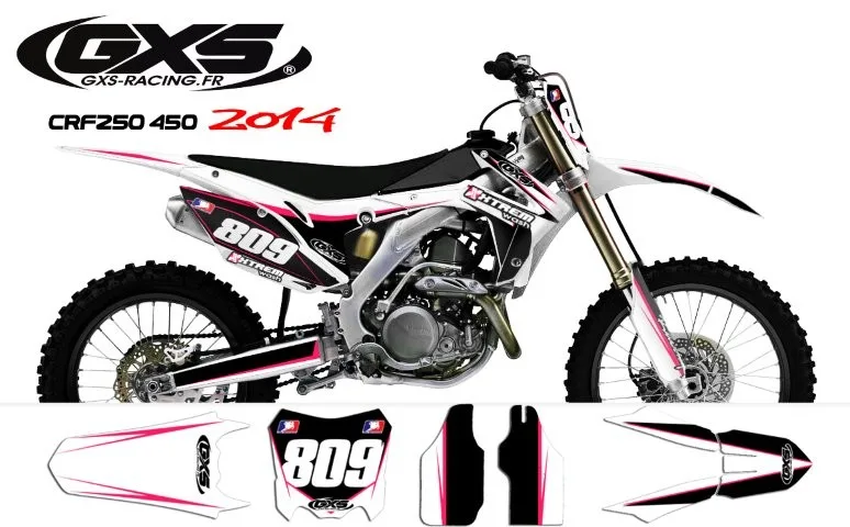 Kit déco Kit déco Honda 250-450 CRF 2014 Trax