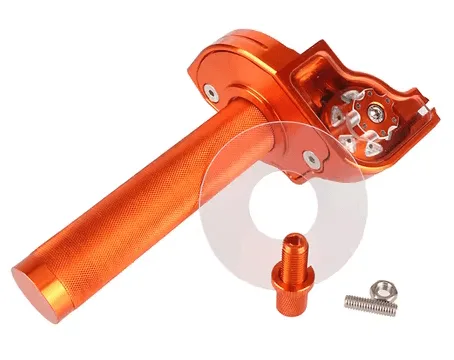 Poignée de gaz tirage rapide alu CNC