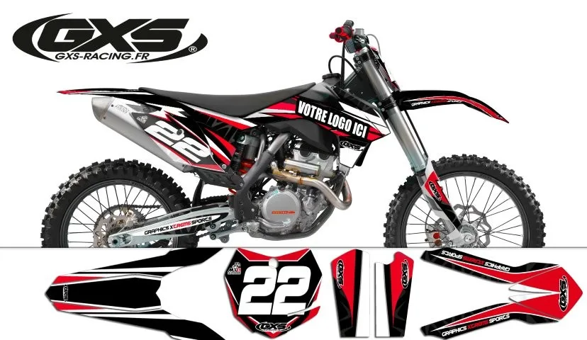 Kit déco KTM SX/SX-F 2013-2014 Strip Edition