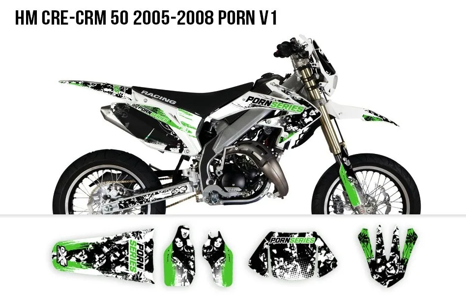 Kit déco Kit Déco HM 50cc 2007-2012 Pornseries V1