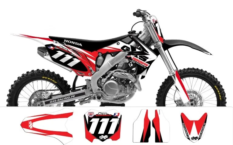 Kit déco Kit déco Honda CRF250-450 2009-2012 TEAM GXS