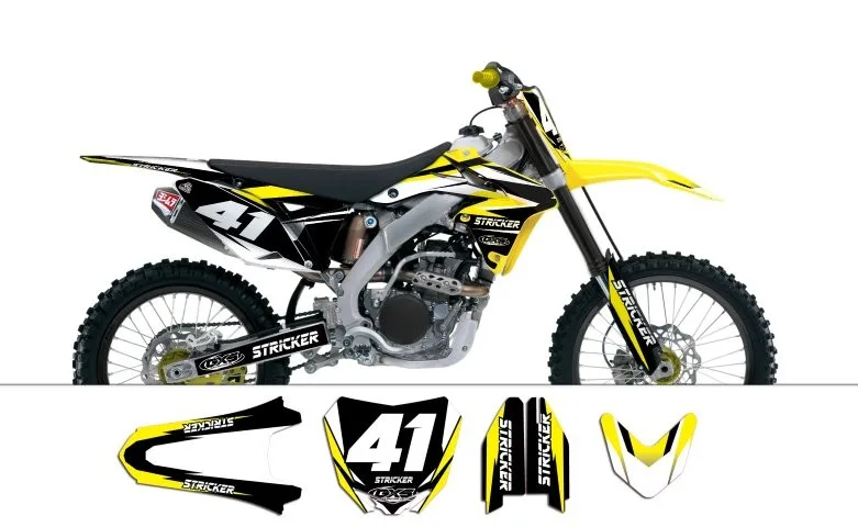Kit déco Kit déco Suzuki RMZ250 2011-2017 STRICKER