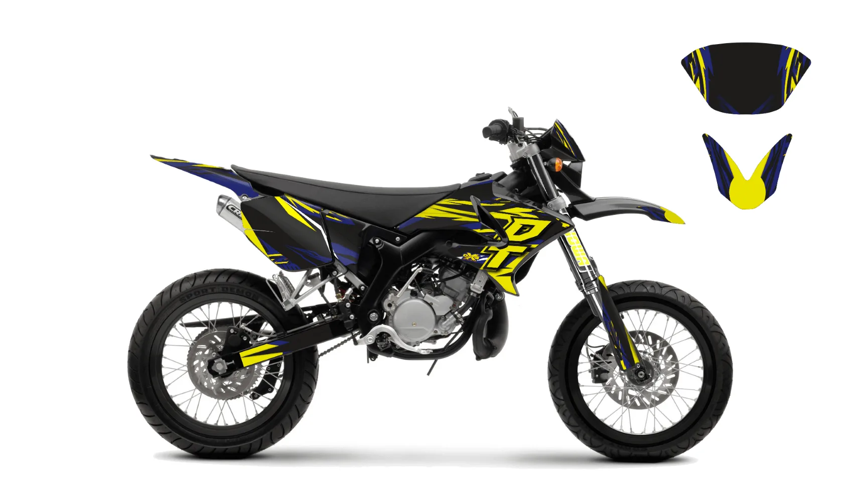 Kit déco Kit Déco YAMAHA DT50 04-18 SUPERMOT