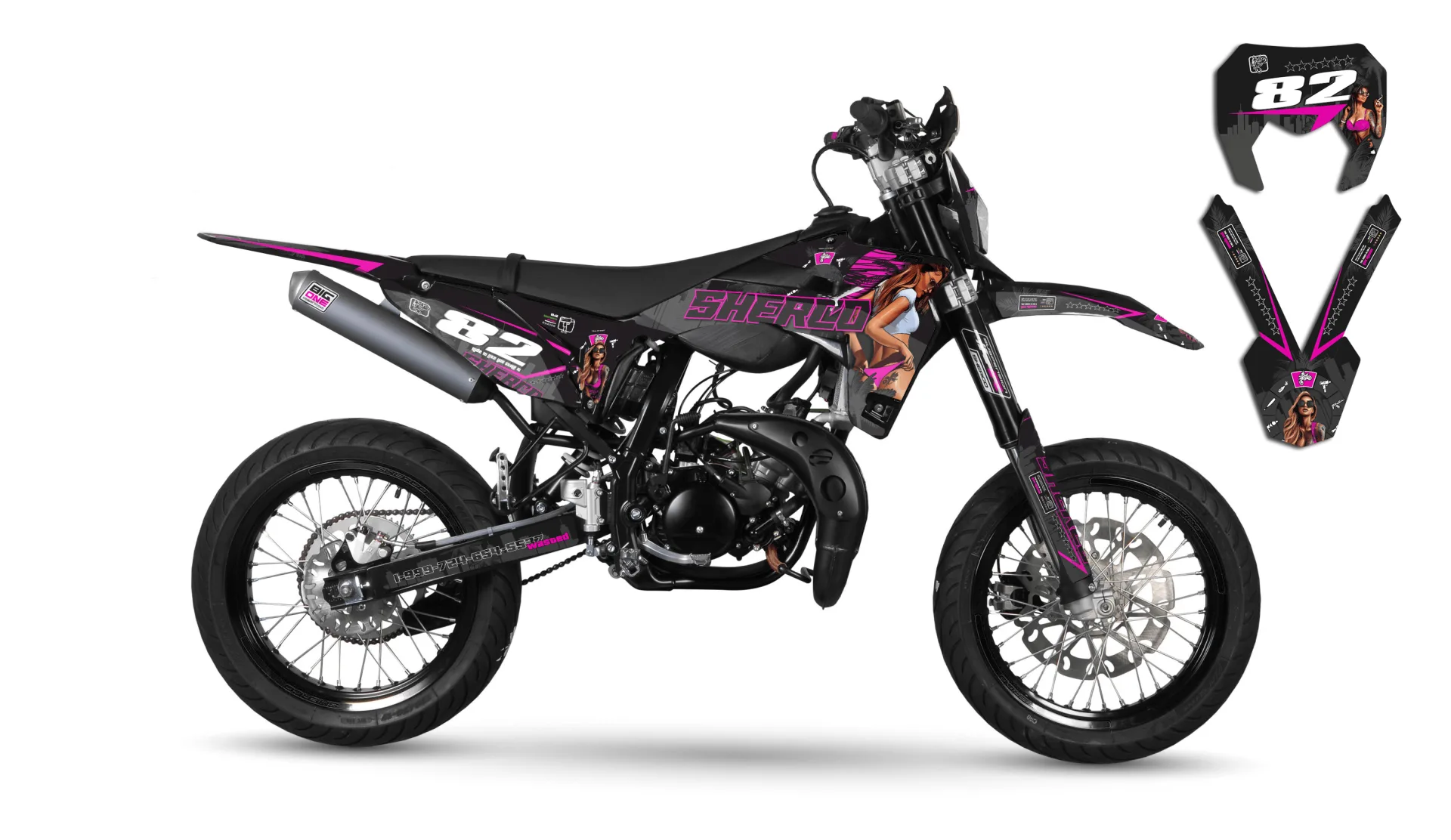Kit déco kit Déco Sherco 50cc 2016-2018 GTA