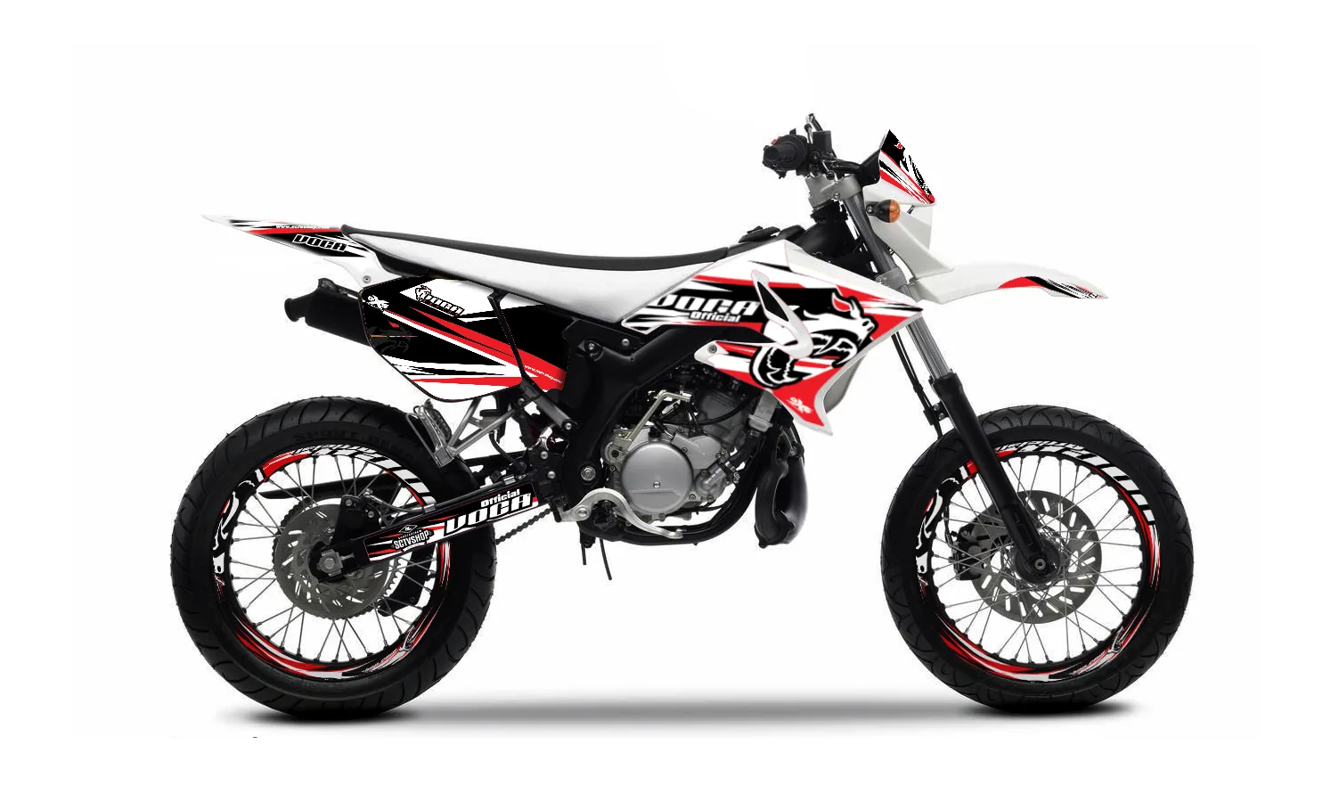 Kit déco Yamaha DT50 / MBK X-limit 2004 Voca Racing