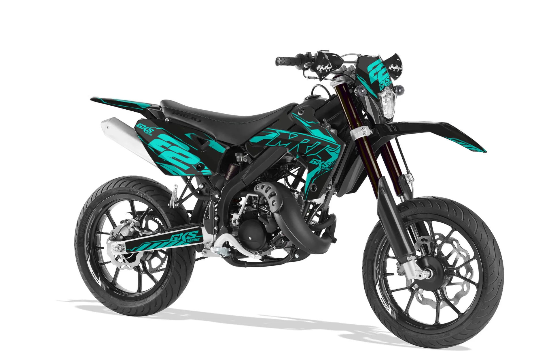 Kit déco Kit Déco Rieju MRT PRO 2009-2020 BLACK TECH