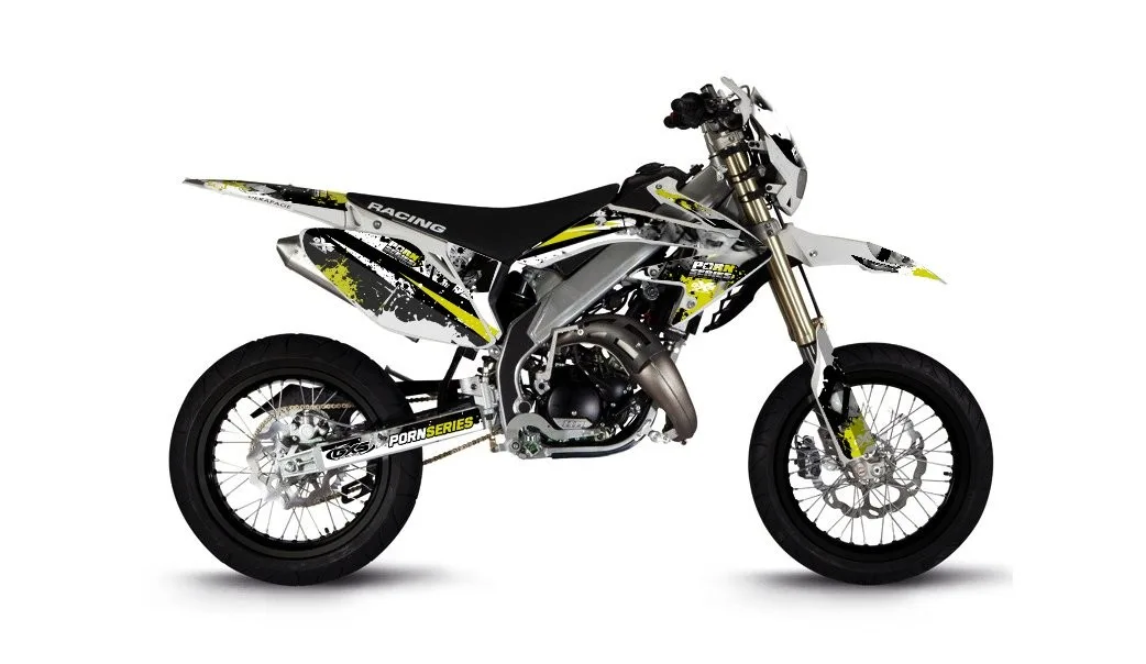 Kit déco Kit Déco HM 50cc 2007-2012 Pornseries V2 Jaune