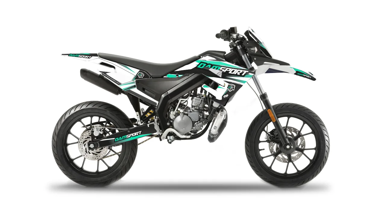 Kit déco DERBI Senda X-Treme 50 SM 2019 Dam-Sport V2