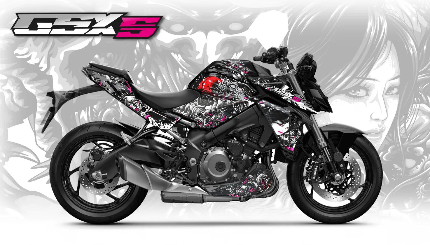 Kit déco Kit Déco SUZUKI GSX-S 1000 2022 samurai