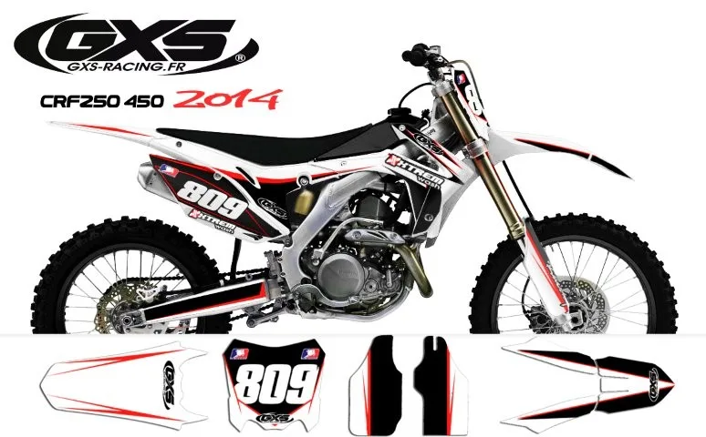 Kit déco Kit déco Honda 250-450 CRF 2014 Trax