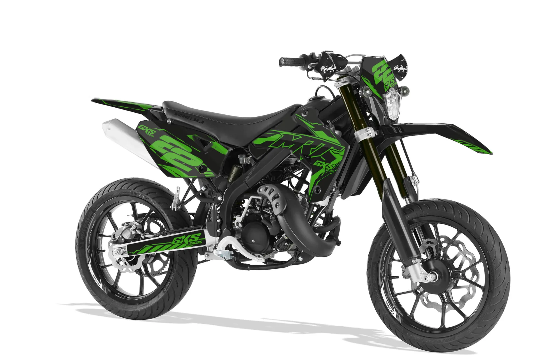 Kit déco Kit Déco Rieju MRT PRO 2009-2020 BLACK TECH