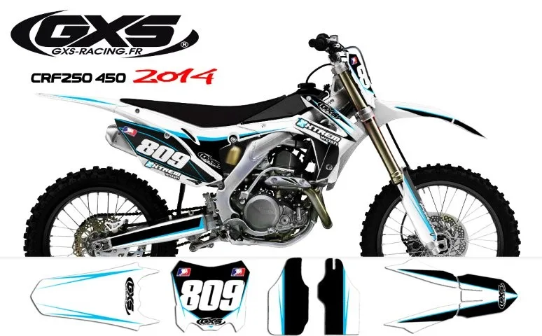 Kit déco Kit déco Honda 250-450 CRF 2014 Trax
