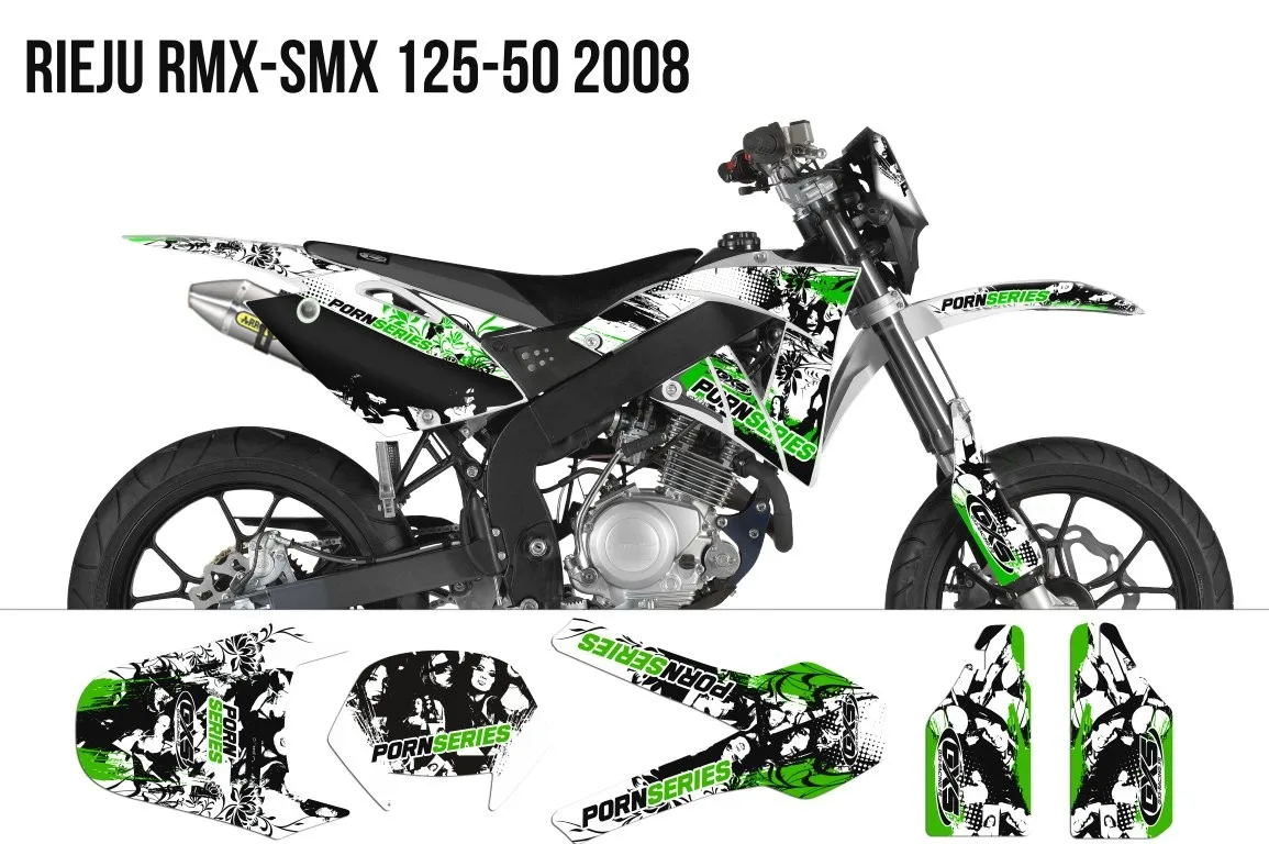 Kit déco kit Déco Rieju RMX-SMX 125-50 PORNSERIES 2009