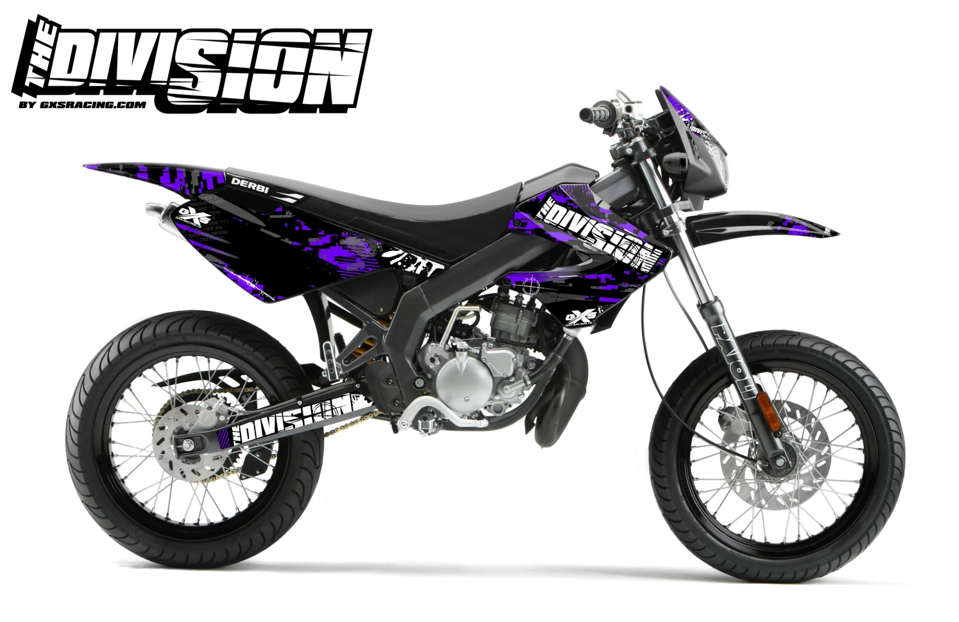 Kit déco Kit Déco Derbi X-treme 05-09 THE DIVISION