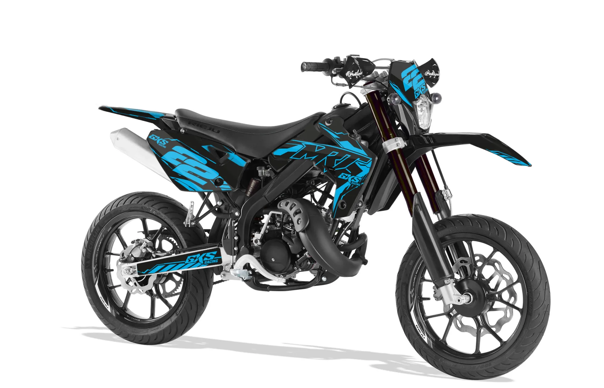 Kit déco Kit Déco Rieju MRT PRO 2009-2020 BLACK TECH