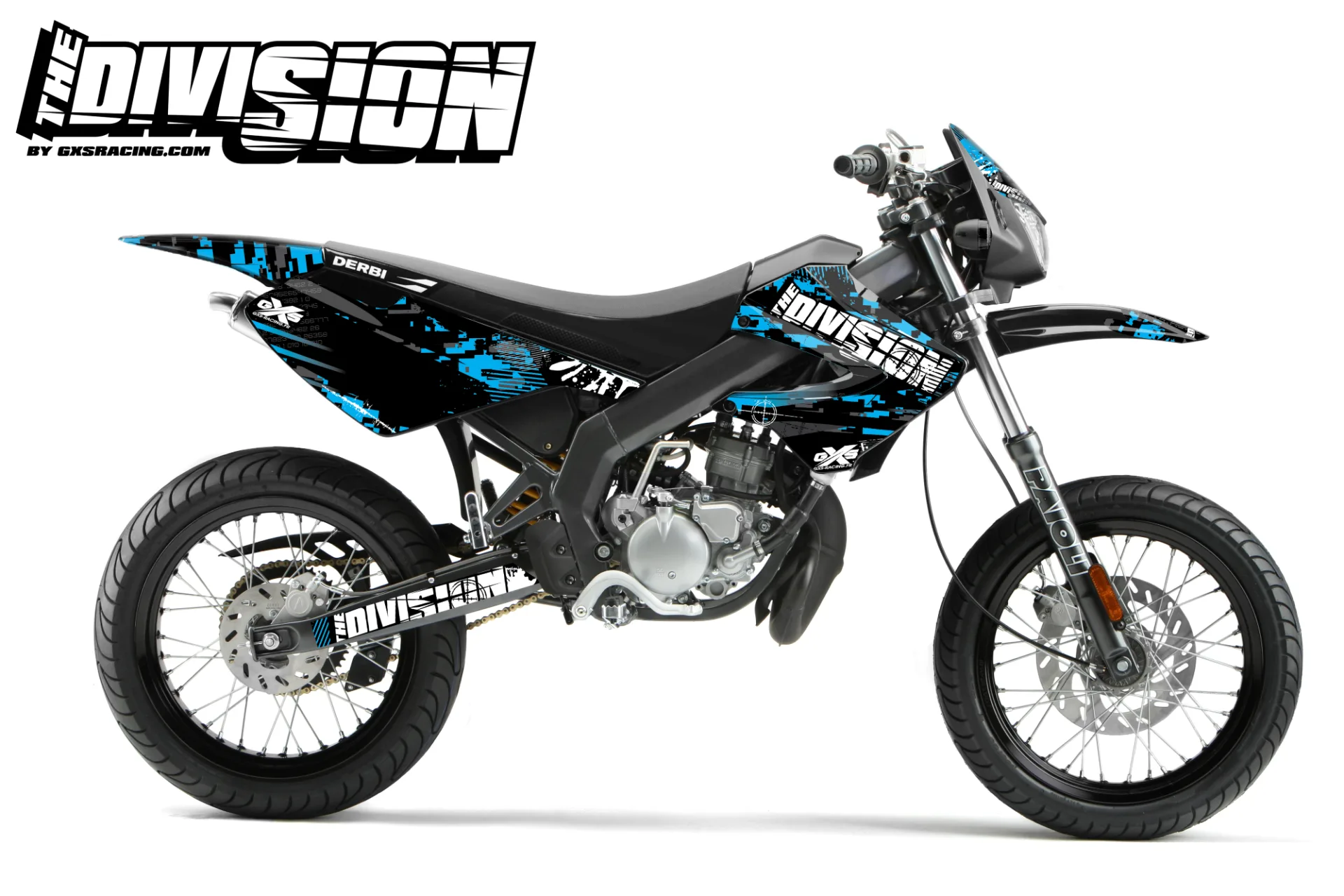 Kit déco Kit Déco Derbi X-treme 05-09 THE DIVISION