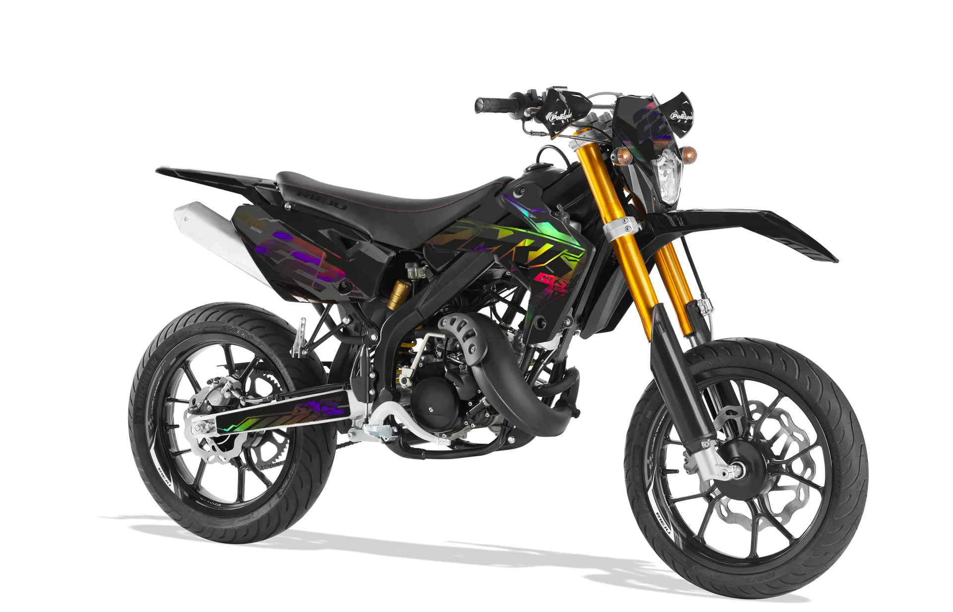 Kit déco Kit Déco Rieju MRT PRO 2009-2020 BLACK TECH