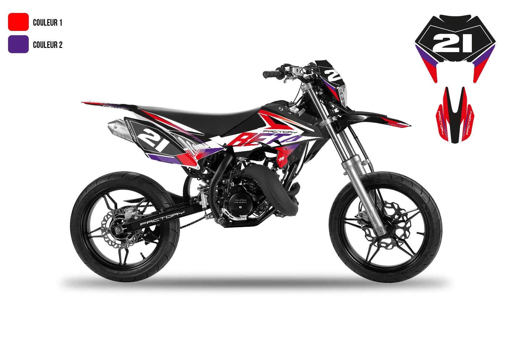 Kit déco kit Déco beta RR 50 2011-2020 TEAM-F
