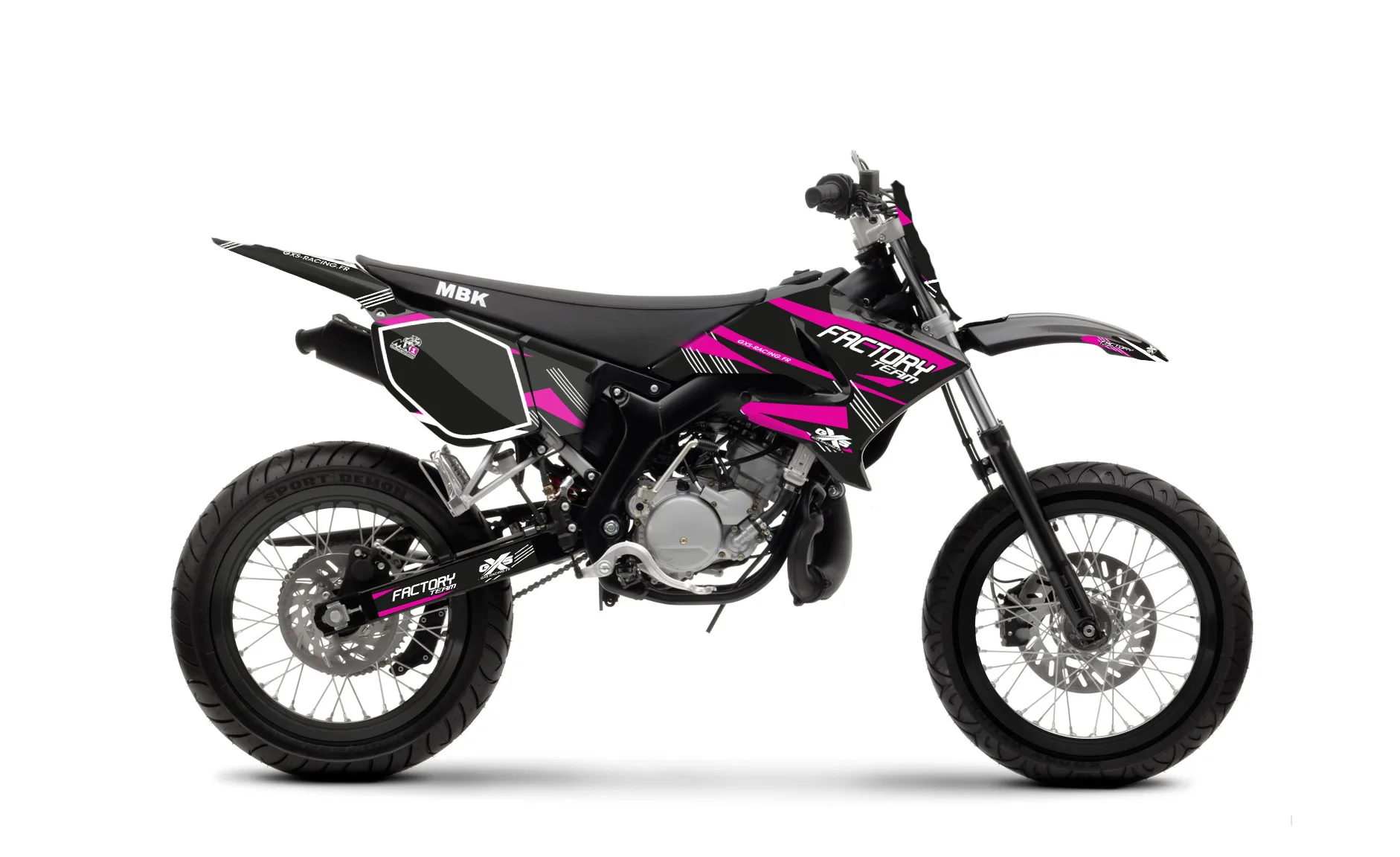 Kit déco Kit Déco YAMAHA DT50 04-18 FACTORY TEAM